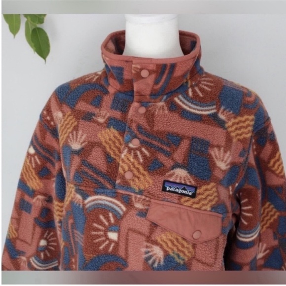Patagonia Synchilla Snap-T Fleece Pullover Canyon
Block Big Sisu Brown Medium - Picture 4 of 15